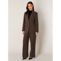 Base Level regular blazer donkerbruin female | Maat: 38