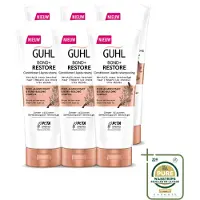 Guhl 6 x Bond+ Restore Conditioner - 200 ml - Voorraadverpakking - 6 stuks