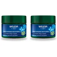 Weleda 2 x - Nachtcrème Versterkend - Blauwe Gentiaan & Edelweiss - 40 ml - Voordeelverpakking - 2 stuks