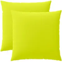 vidaXL Kussensloop 2 st HEERLEN Heldere Groen. 60 x 60 cm Polyester