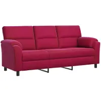 vidaXL Bank Wijnrood 214 x 85 x 93 cm fluweel