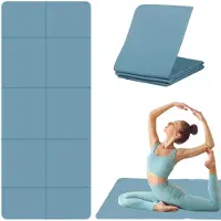 Famanu - Opvouwbare yogamat - Ideaal voor onderweg - Lichtgewicht en ruimtebesparend - 183 x 61 cm, 5 mm dik
