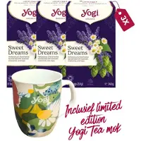 Yogi tea Yogi Sweet Dreams Tea Bio - 3 pakjes - inclusief limited edition mok