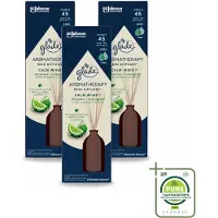Glade 3 x - Geurstokjes Calm Mind - Aromatherapie Geurverspreiding - 80 ml - Grootverpakking - Vaatwasstrips - Geurstokjes - Ontspanning - Geur - Aromatherapie - Rust