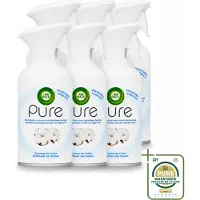 Air Wick 6 x - Spray - Zachtheid Van Katoen - Luchtverfrisser - 250 ml - Wasstrips - Luchtverfrisser - Frisheid - Katoengeur - Geurneutralisatie - Droge Nevel