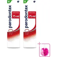 Parodontax 2 x - Tandpasta - Original - 75ml - Bulkverpakking - Tandpasta - Douchemop - Bloedend tandvlees