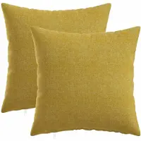 vidaXL Kussensloop 2 st HEERLEN Lichtgroen 45 x 45 cm Stof