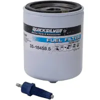 Quicksilver Water Separating Fuel Filter With Warning Sensor 18458q4 Transparant