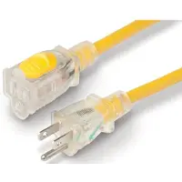 Parkpower By Marinco 12/3 Locking Cord 15a Geel 7.6 m