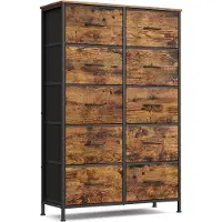 Songmics Kommode met 10 lades, opbergkast, modern design