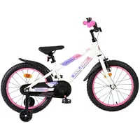 Volare Lily Kinderfiets - Meisjes - 18 inch - Wit Roze Paars