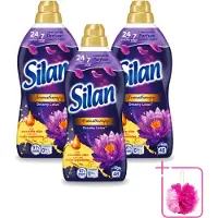 Silan 3 x Aromatherapy - Wasverzachter - Dreamy Lotus - Essentiële Oliën en Langdurige Parfum - 48 Wasbeurten - 1.056L - Bulkverpakking - Wasverzachter - Douchemop - Geur