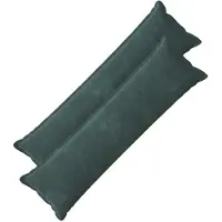 vidaXL Kussensloop 2 st HOUTEN Zee blauw 40 x 145 cm Microfiber Fleece