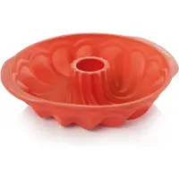 Tescoma Siliconen Cakevorm met Koker - Laag - 24cm