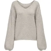 JDY Trui 'JDYDINEA' taupe