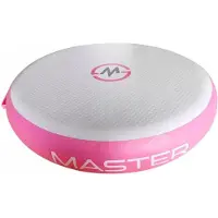 Master Airspot gymnastiekmat, 100 x 20 cm, roze en grijs