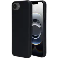 Mobiparts Silicone iPhone 17e / 16e Hoesje Zwart