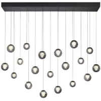 Paul Neuhaus 19-lichts hanglamp Pure Popup mystic grey