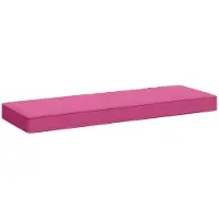 vidaXL 1-delig Bankkussen VUGHT 100% Polyester Roze 80 x 40 x 5 cm