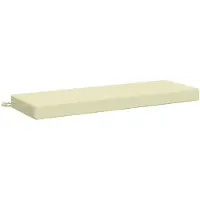 vidaXL Bankkussen SOEST 100% Polyester Crèmekleurig 120 x 40 x 8 cm