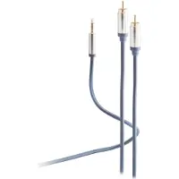 Shiverpeaks Flexline-3,5mm Klinken-Kabel auf 2xCinch Stecker RCA, 0,75m