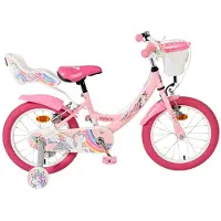 Volare Unicorn kinderfiets - meisjesmodel - 16 inch - roze - met twee handremmen