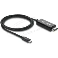DeLOCK 81703, 1 meter, USB-C, HDMI, mannelijk, mannelijk, rechte kabel