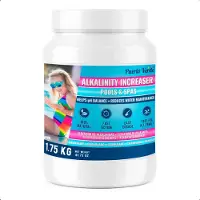 Merkloos Verhoger voor de alkaliniteit van zwembadwater, 1,75 kg poeder, voor het stabiliseren van het water