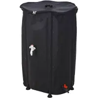 Merkloos Opvouwbare regenwateropvangtank, 250 liter