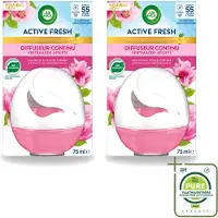 Air Wick 2 x – Luchtverfrisser – Deco Sphere Magnolia & Kersenbloesem – 75 ml - Grootverpakking - Vaatwasstrips - Luchtverfrisser - Geur - Bloemige Geur - Magnolia - Kersenbloesem