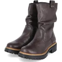 Rieker dames winterlaars, bruin, synthetisch materiaal, maat: 43