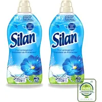 Silan 2 x – Wasverzachter – Classic Blue Fris Lentegevoel – 1144 ml - Grootverpakking - Vaatwasstrips - Wasverzachter - Fris Lentegevoel - Wasgoed Verzachter - Wasgoed Geur - Wasgoed Comfort