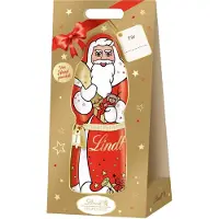 Lindt SANTA XL melkchocolade 1kg - Kerstcadeau - Chocolade kerstman - Zwitserse kwaliteit