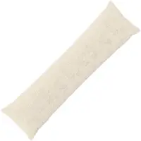 vidaXL Kussensloop HEERLEN Wit 40 x 145 cm Nep Konijnenbont