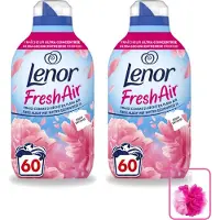 Lenor 2 x – Wasverzachter – Bloesem – 60 Wasbeurten – 840 ml - Bulkverpakking - Wasverzachter - Douchemop - Buitenluchtfrisheid