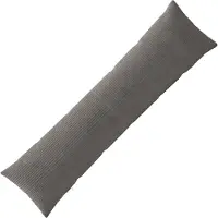 vidaXL Kussensloop ALMELO Donkergrijs 40 x 145 cm corduroy