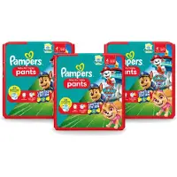 Pampers 3 x – Luierbroekjes – Baby Dry Pants Paw Patrol Maat 4 – 25 Luiers - Voordeelverpakking - 3 stuks