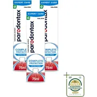 Parodontax 3 x – Tandpasta – Complete Protection Extra Fresh – 75 ml - Wasstrips - Tandvleesbescherming - Mondhygiëne - Tandplak - Bloedend Tandvlees - Extra Fris