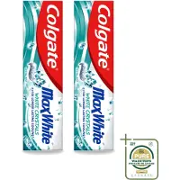Colgate 2 x - Max White - Whitening Crystals - Tandpasta - 100ml - Wasstrips - Tandpasta - Witte Tanden - Whitening Crystals - Tanden Witter Maken - Vlekverwijdering
