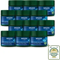 Weleda 12 x - Nachtcrème Versterkend - Blauwe Gentiaan & Edelweiss - 40 ml - Wasstrips - Nachtcrème - Huidversterkend - Collageengehalte - Huidcontouren - Huidverzorging