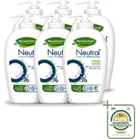 Neutral 6 x - Vloeibare Handzeep - Gevoelige Huid - 0% Parfum & Kleurstof - 100% Biologisch Afbreekbaar - 250 ml - Wasstrips - Gevoelige Huid - Handzeep - Vloeibare Handzeep - 0% Parfum - 0% Kleurstof