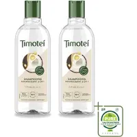 Timotei 2 x - Shampoo - Nourrissant - 2in1 - 300ml - Grootverpakking - Vaatwasstrips - Shampoo Haar Verzorging - Haar Reinigen - Haar Verzorgen - Voedend Shampoo - 2 In 1 Shampoo