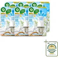 Air Wick 6 x Essential Oils - Elektrische Geurverspreider Starterkit - Sering & Fris Linnen - 19ml - Wasstrips - Geurverspreider - Sering En Linnen - Luchtverfrisser - Frisse Geur - Geurintensiteit