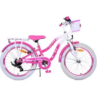 Volare Lovely Kinderfiets - Meisjes - 20 inch - Roze - 7 versnellingen - Met gratis kabelslot