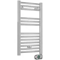 Lazzarini Elektrische thermostaat "CORTINA EVO", chroom, hoogte 1375 mm, breedte 480 mm