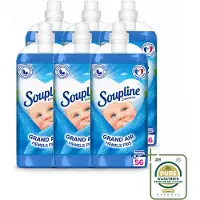Soupline 6 x - Wasverzachter - Hemels Fris - 1350 ml - Wasstrips - Wasverzachter - Frisheid - Zachte Kleding - Wasgoed - Wasmiddel