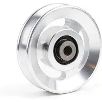 Markenlos Universeel fitnesswiel met aluminium lagers, geschikt voor krachttraining en gebruik in sportscholen, verkrijgbaar in diameters van 90 mm en 115 mm
