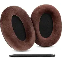 Markenlos Oorkussens voor Sennheiser HD599, HD598, HD558, velours, bruin