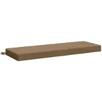 vidaXL Bankkussen SOEST 100% Polyester Taupe 100 x 40 x 8 cm