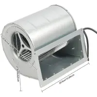 OEM Centrifugaalventilatoren, hoge efficiëntie, duurzame constructie, zilverkleurig